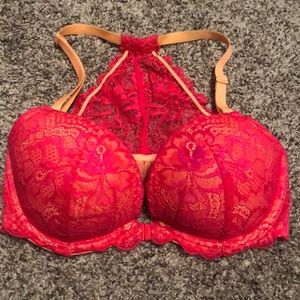 PINK PushUp racerback bra